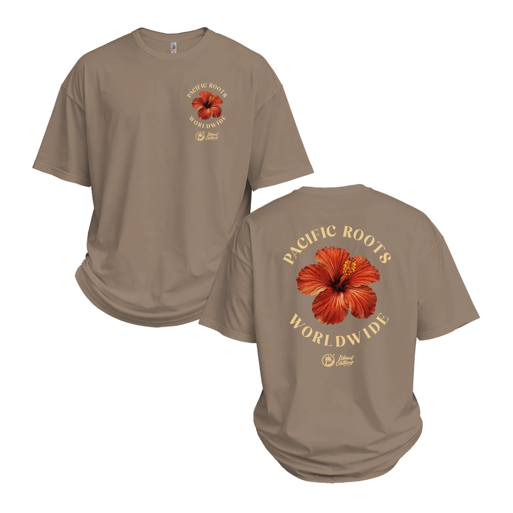 Pacific Roots - UH77 Heavyweight Oversized - Latte Brown