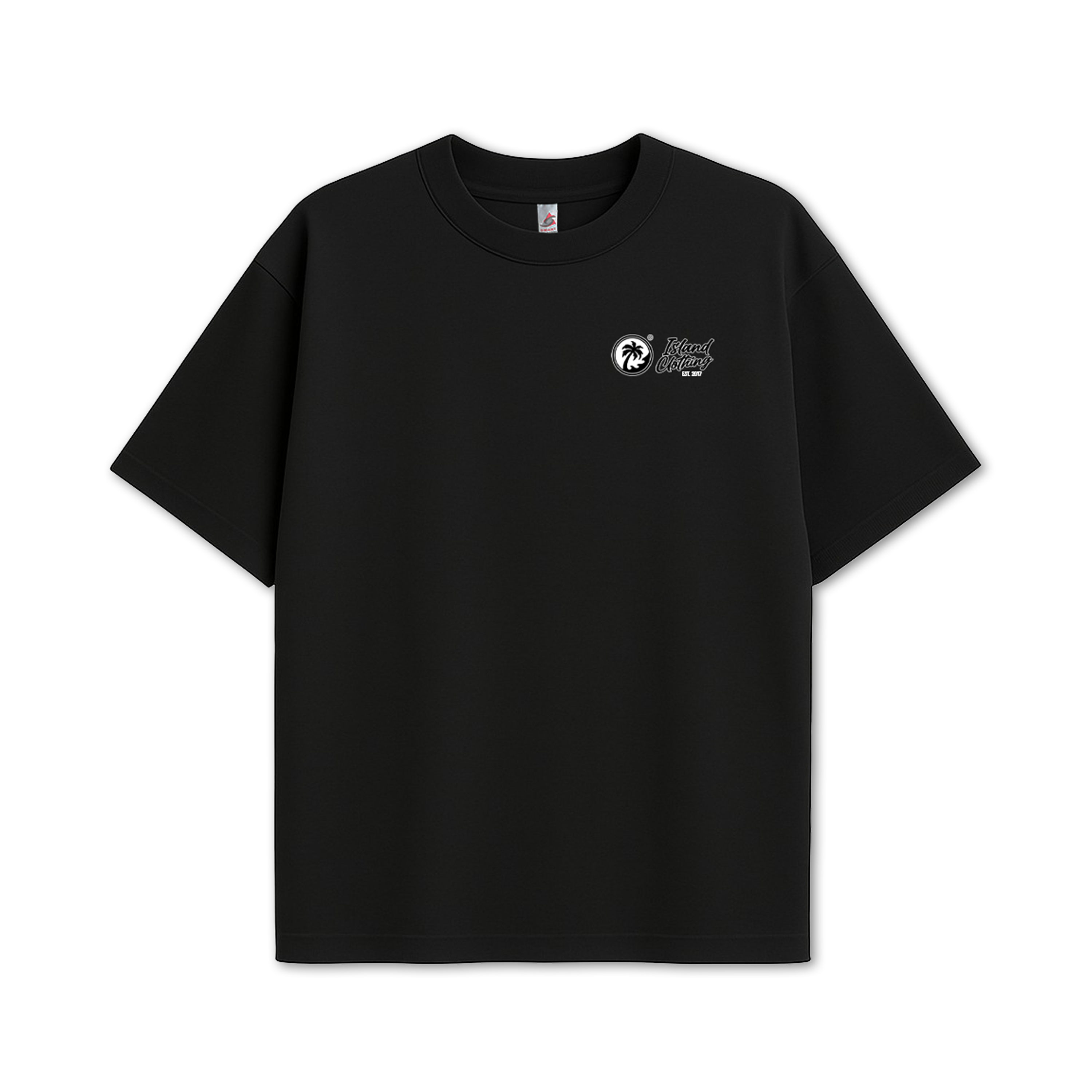 Paradise Bloom   - UH77 Heavyweight Oversized - Black