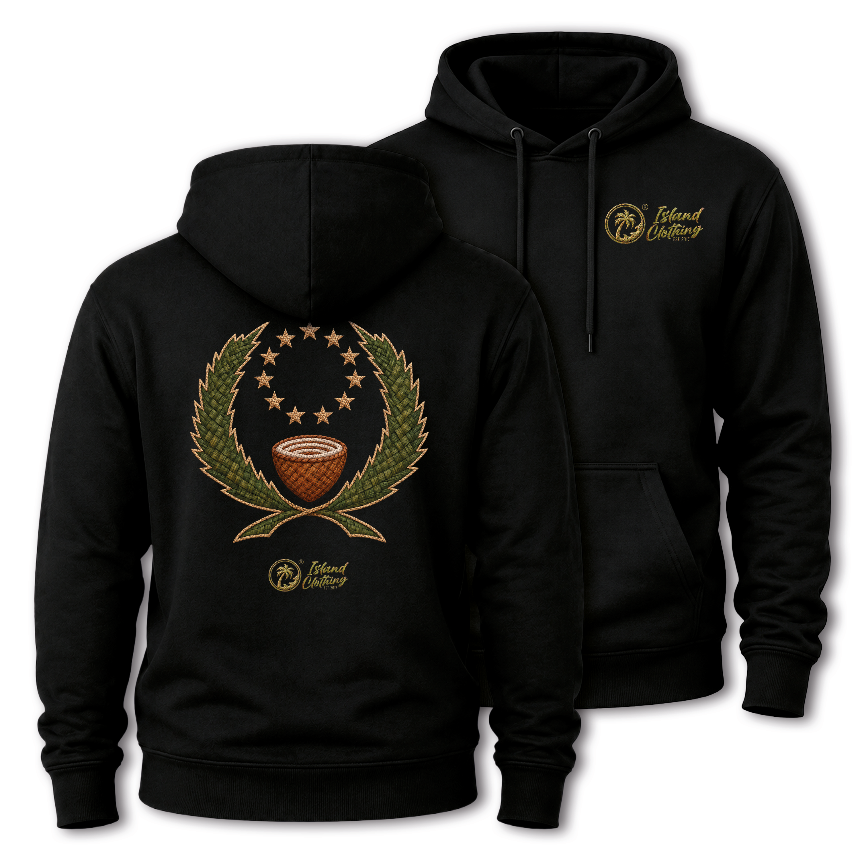 Pohnpei Weave  - Pullover - Black