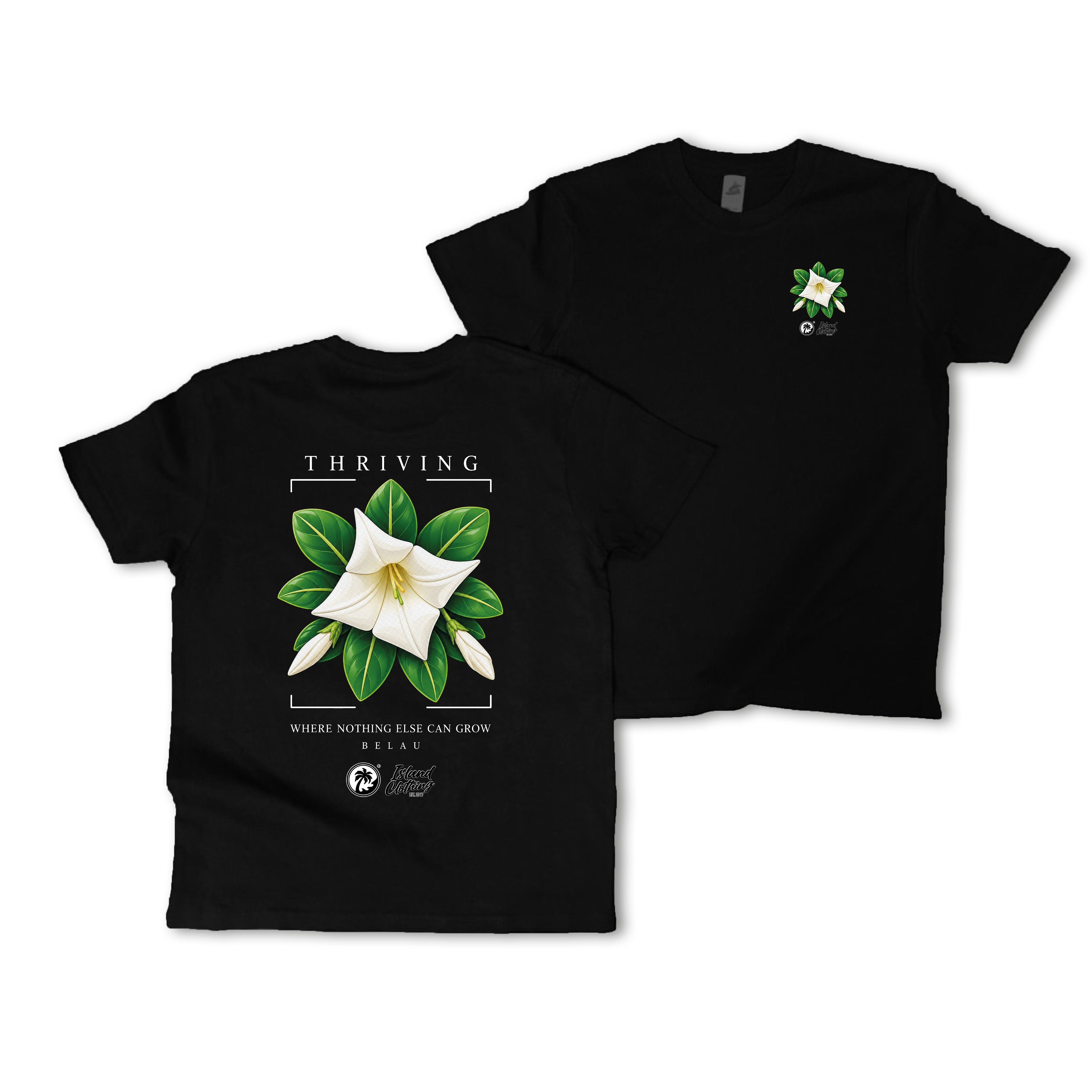 White Rock Lily (Youth) SB 3502 Black