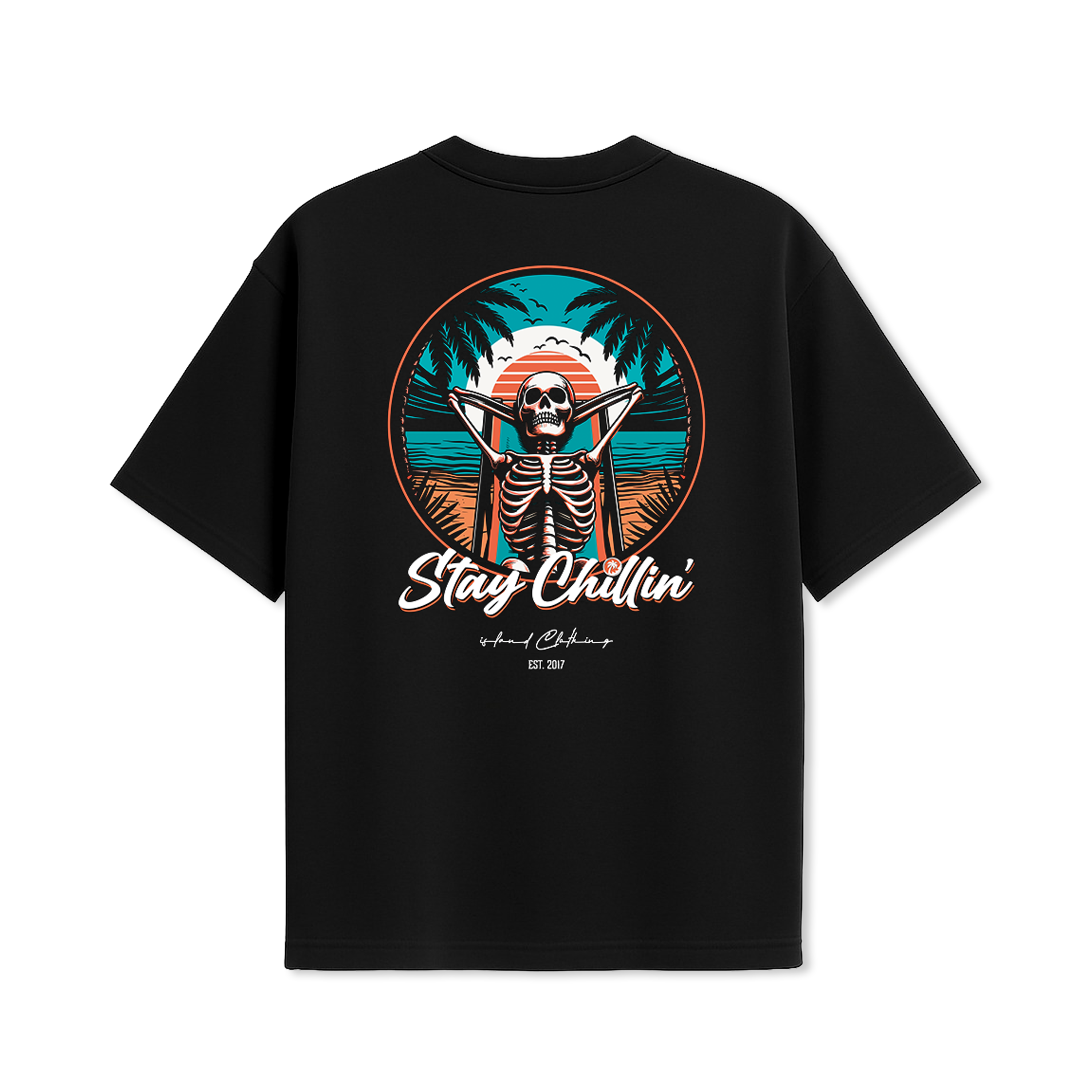 Stay Chillin - UH77 Heavyweight Oversized - Black