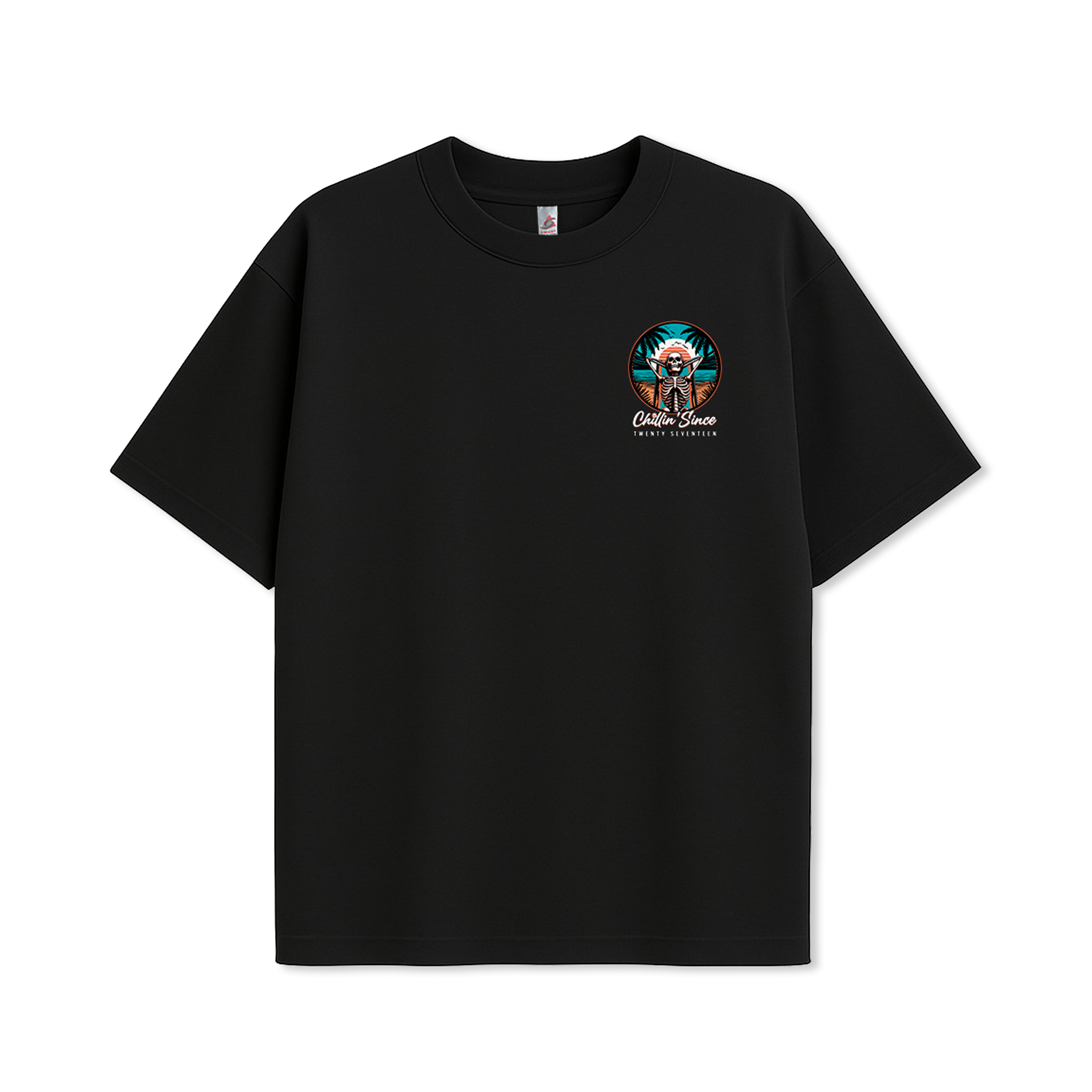 Stay Chillin - UH77 Heavyweight Oversized - Black