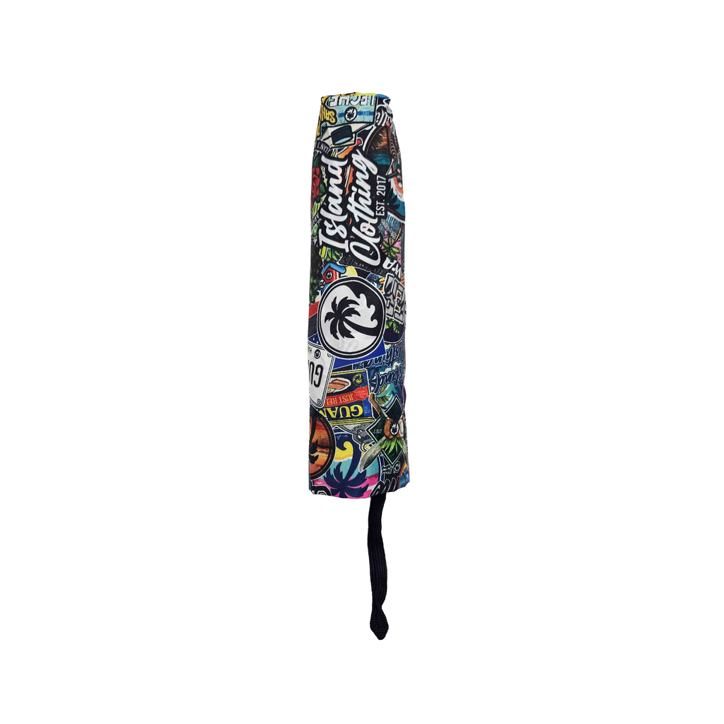 Sticker Bomb 3 Fold 21-Inch Umbrella