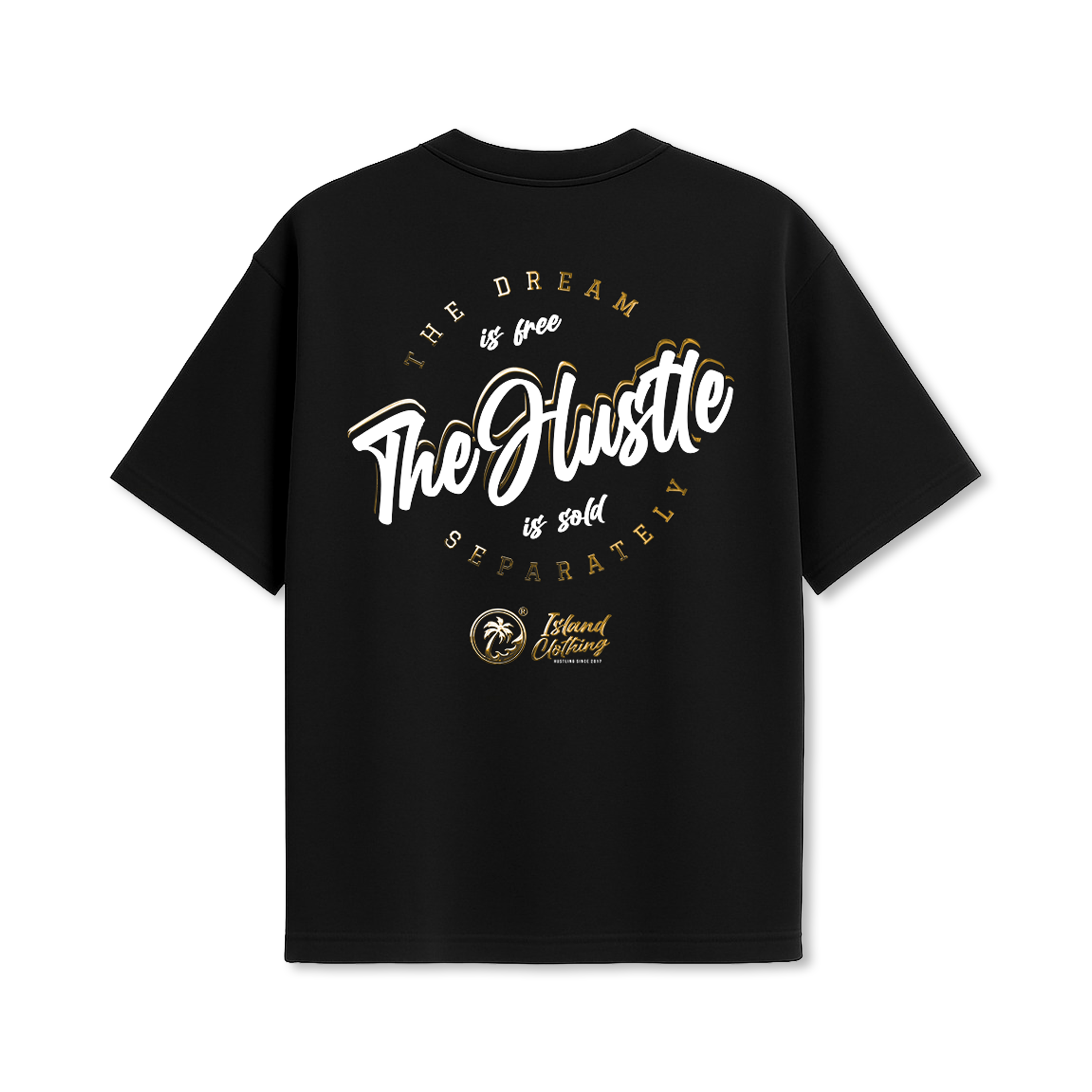 The Hustle Puff - UH77 Heavyweight Oversized - Black