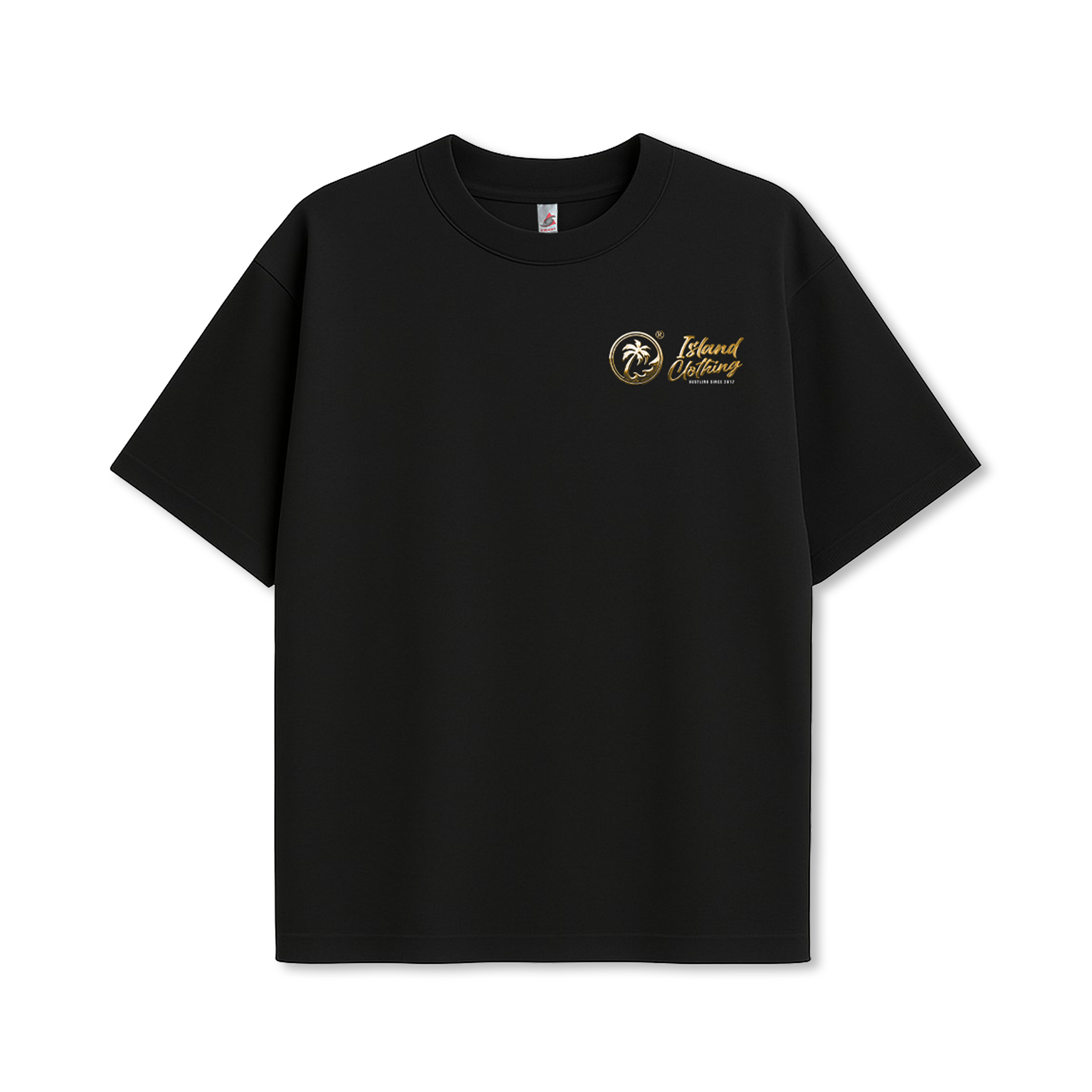 The Hustle Puff - UH77 Heavyweight Oversized - Black