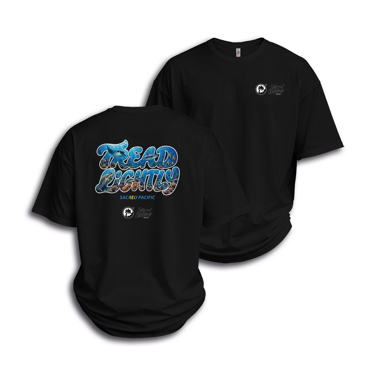 Tread Lightly - UH77 Heavyweight Oversized Black