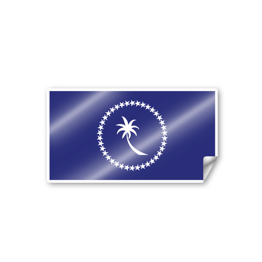 Chuuk Flag Sticker