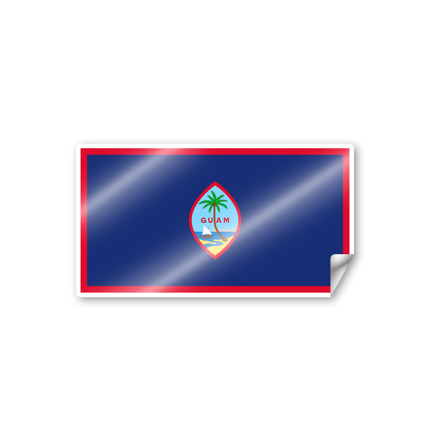 Guam Flag Sticker