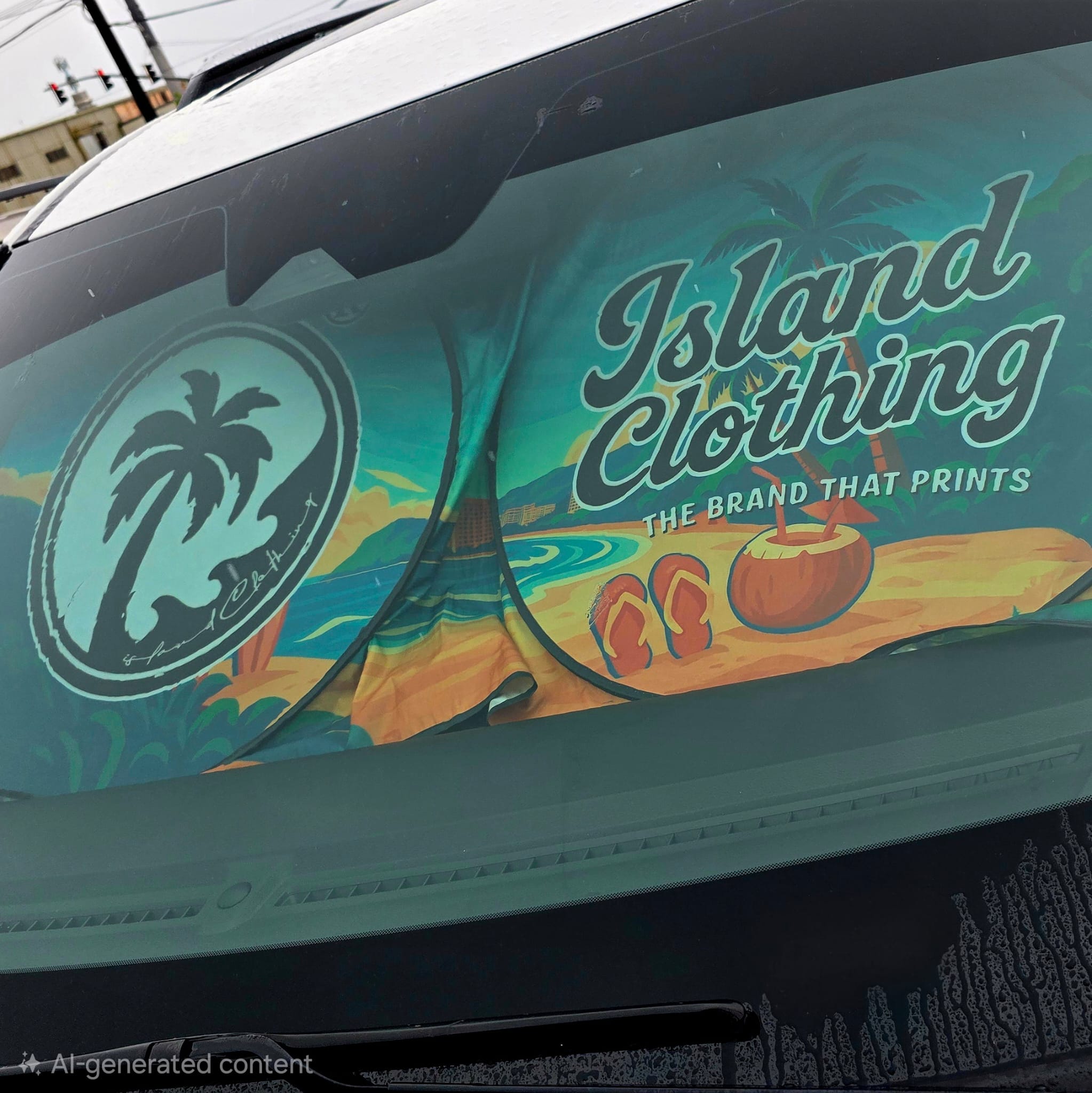 IC Car Sunshades - Tropical