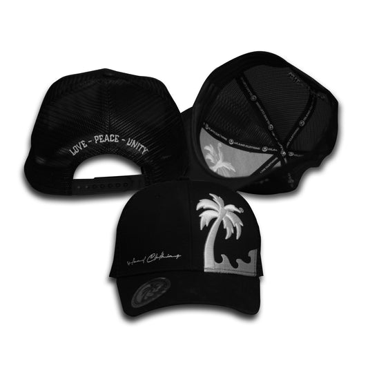 IC Logo Trucker Hat: Black