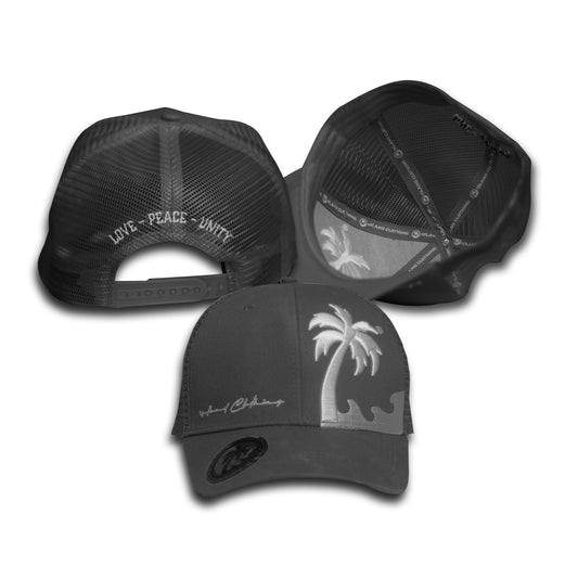 IC Logo Trucker Hat: Gray